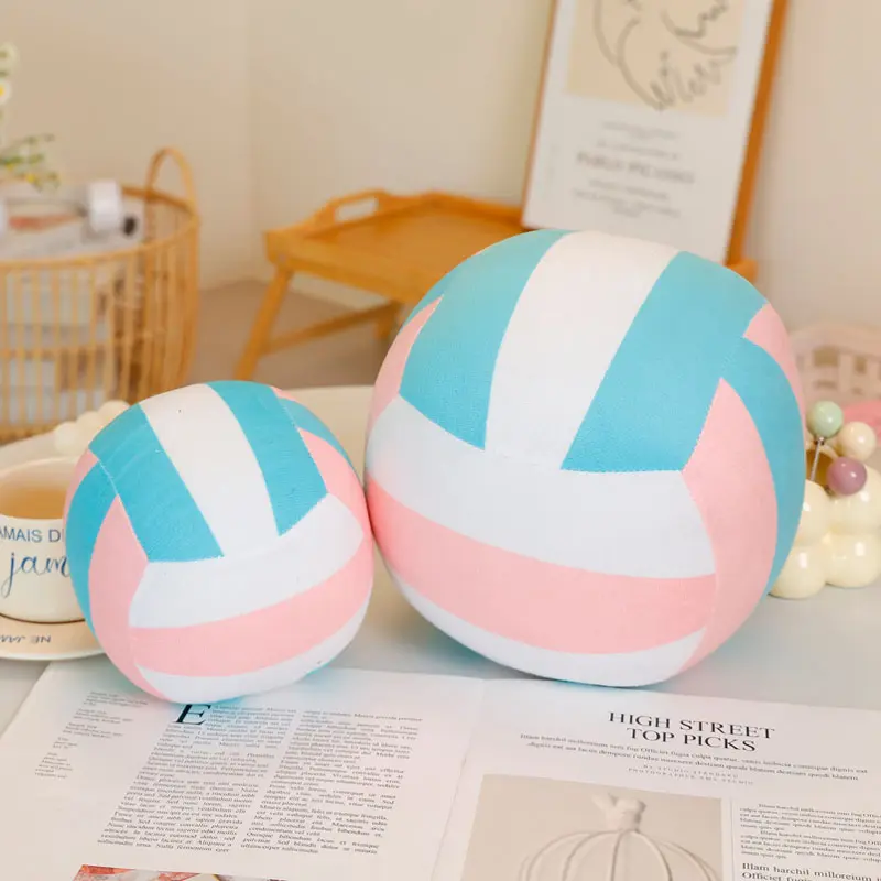 14cm Simulation Volleyball Plush Toys Cute Stuffed Pillow Stuffed Plush Ball for fans Toy Exquisite Children Boys Birthday Gift