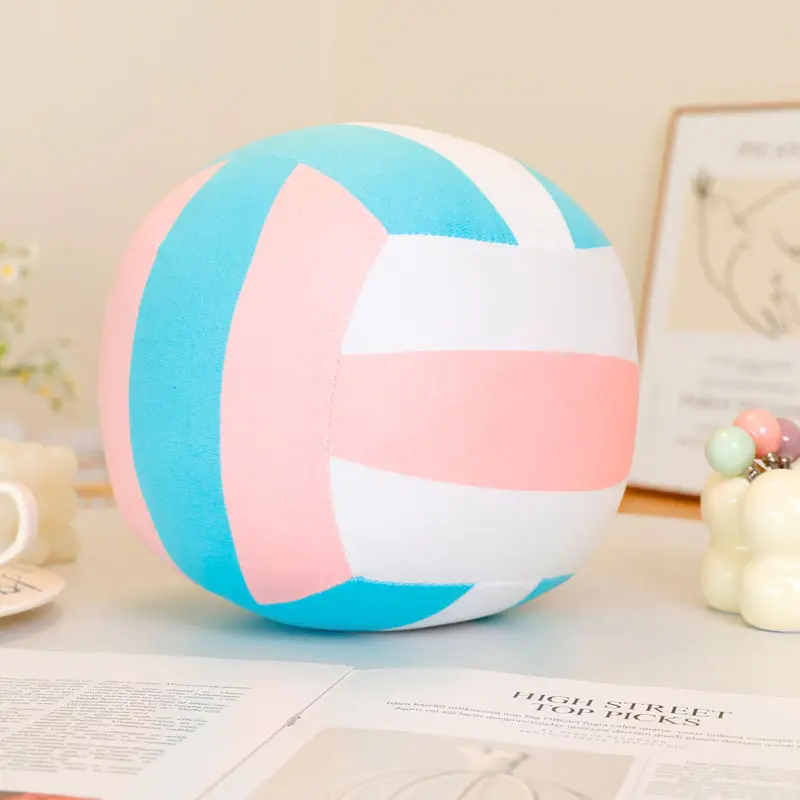 14cm Simulation Volleyball Plush Toys Cute Stuffed Pillow Stuffed Plush Ball for fans Toy Exquisite Children Boys Birthday Gift