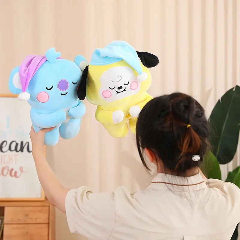 KawaiiKpop Star Plush Toys Bangtan Boys Stuffed Doll Animal Chimmy Cooky RJ Doll Birthday Fans Support Gift For Girl