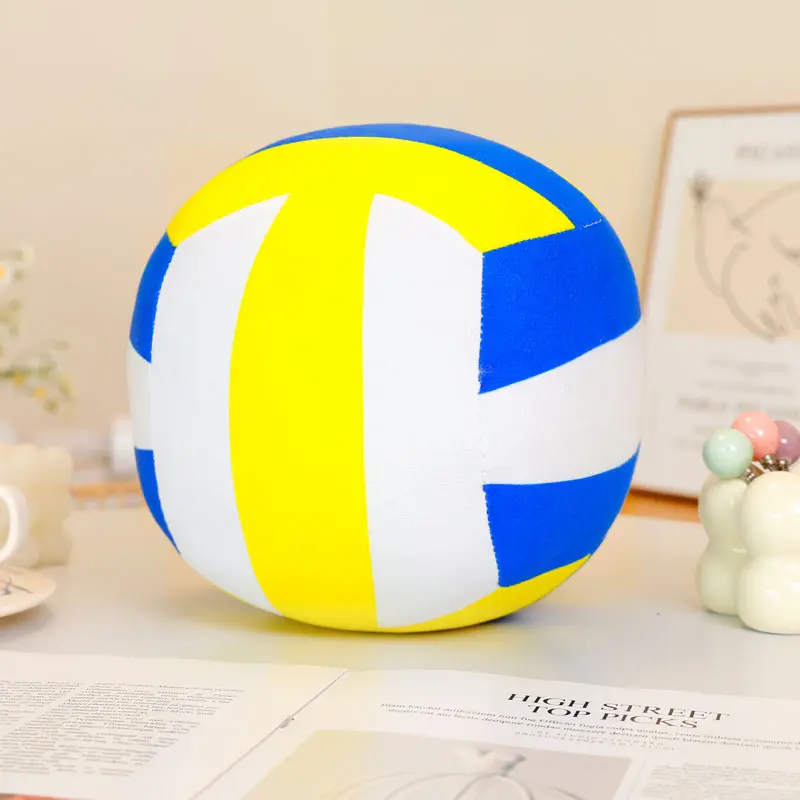 14cm Simulation Volleyball Plush Toys Cute Stuffed Pillow Stuffed Plush Ball for fans Toy Exquisite Children Boys Birthday Gift