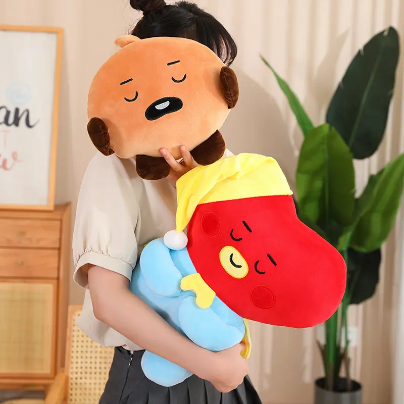 KawaiiKpop Star Plush Toys Bangtan Boys Stuffed Doll Animal Chimmy Cooky RJ Doll Birthday Fans Support Gift For Girl