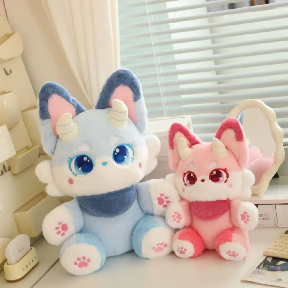 Large Ear Little Animal Devil Doll Big EYE Collection Cartoon Animal Plush Toy Fluffy Cute Cartoon Plushies Doll