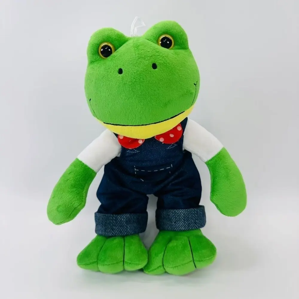 Cute Magic Expression Plush Doll 25cm Cartoon Girl Plush Frog Toy Soft Long Leg Frog Kids