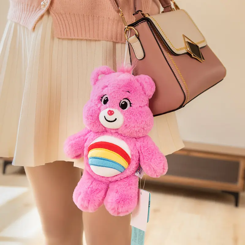 90cm Big Size Care Bears Plush Toy Lovely Rainbow Bear Peluche Stuffed Dolls Hobbies Teddy Bear Plushies Pillow Girl Gift