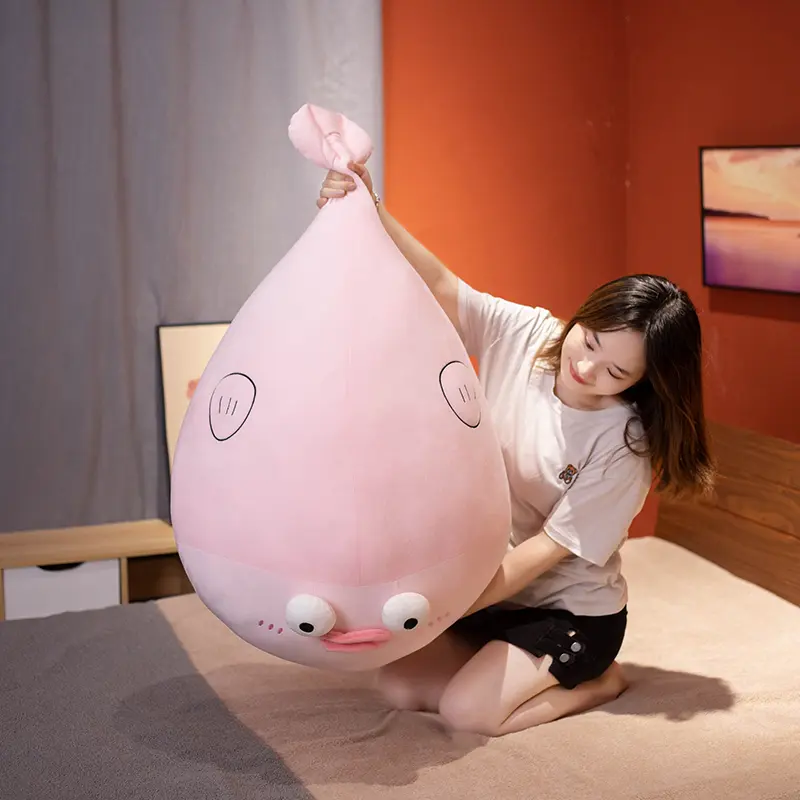 Giant Cute Puffer Fish Plush Toy Stuffed Kawaii Fat Fish Doll Puffers Plushies Soft Hug Pillow Cushion Birthday Gifts Kids Girl
