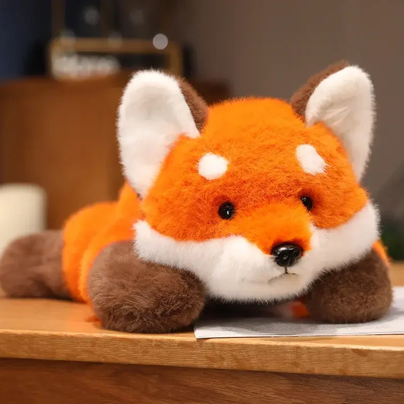 30-60cm New Stuffed Anime Figure Doll Turned Red Panda Plushie Doll Fluffy Hair Red Raccoon Animals Hug Throw Pillow Kids