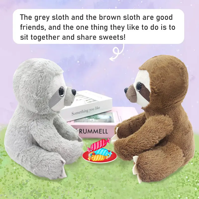Beautiful Sloth Simulation Plush Toy Long Arm Sloth Doll Sleeping Pillow Plush Toy Children Birthday Gift Cute Indoor Decoration