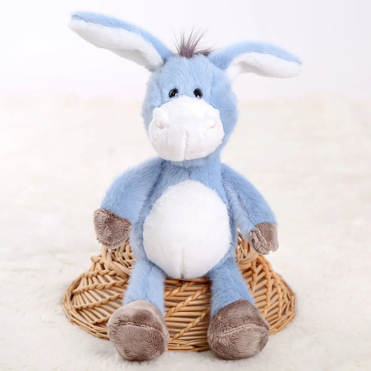 32cm Soft Plush Donkey Toys–Cuddly Donkeys for Boys, Girls & Babies–Fluffy Stuffed Animal for Cuddling Playing Plush Toys Decor