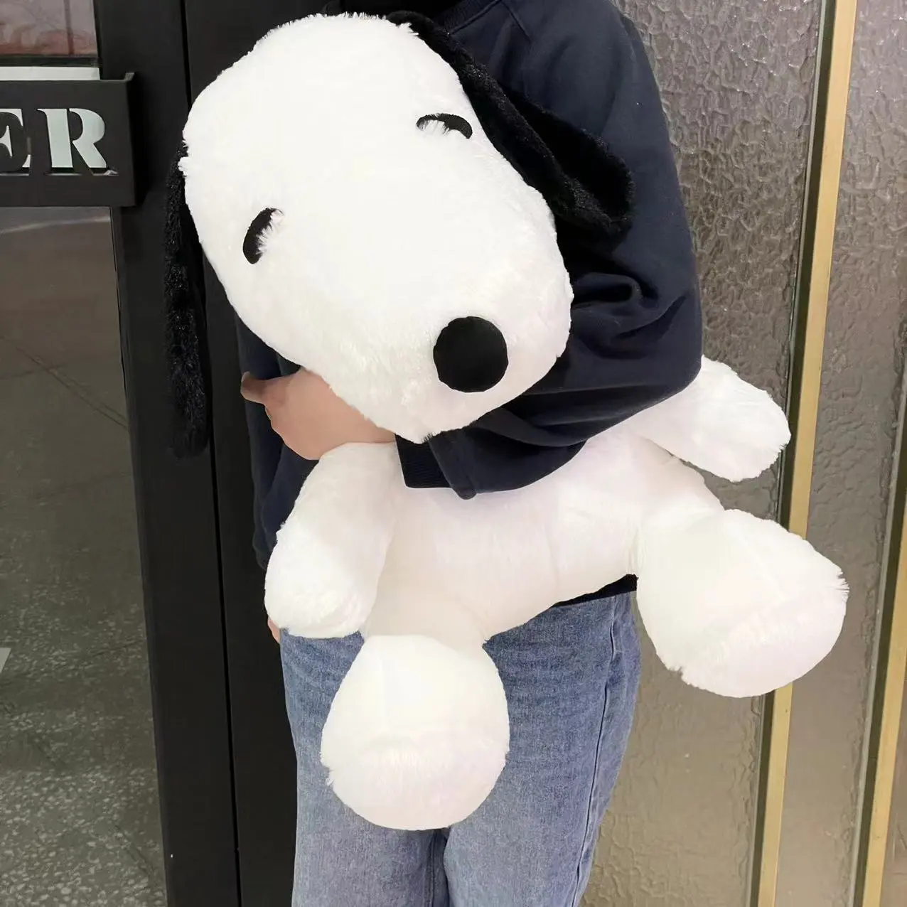 40/60cm Snoopy Plush Toy Snoopy Stuffed Doll Children's Toy Snoopy Pillow Korean Lazy Style Home Decoration Gift For Girl