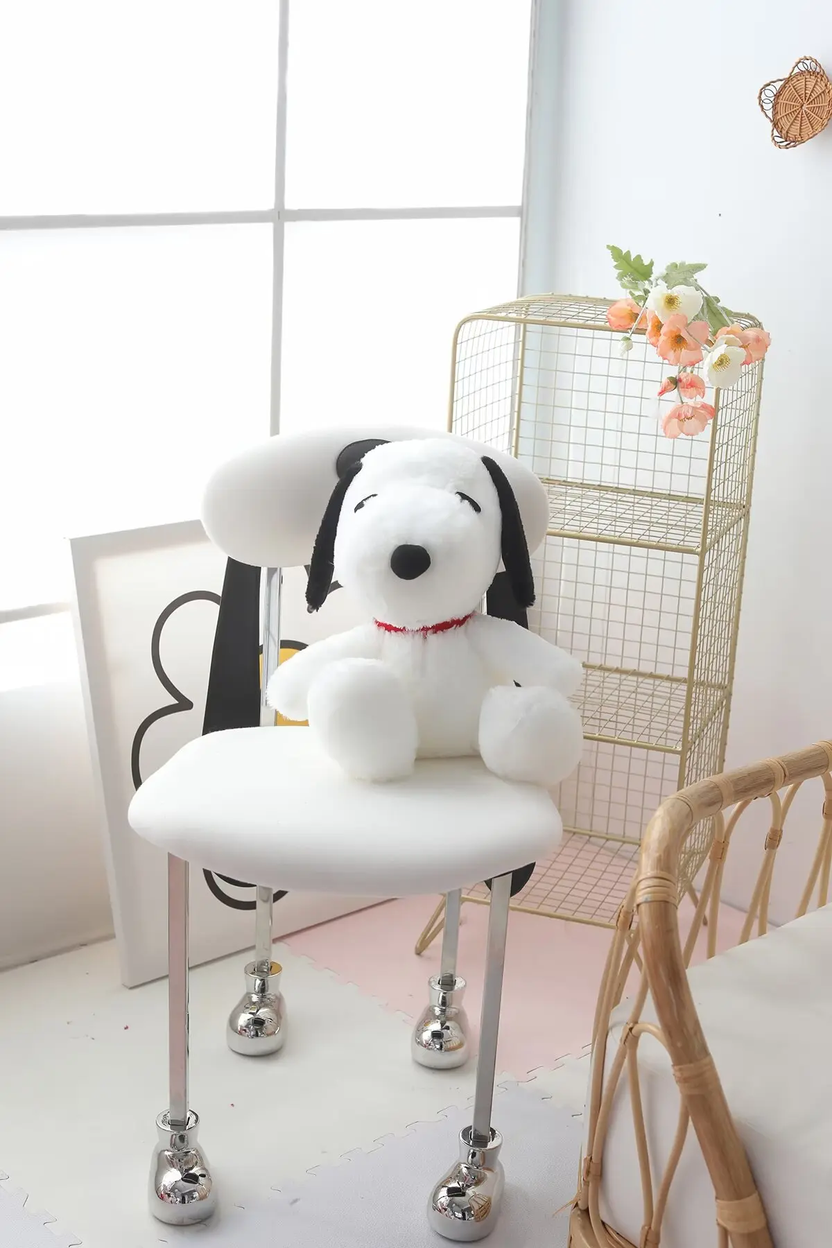 40/60cm Snoopy Plush Toy Snoopy Stuffed Doll Children's Toy Snoopy Pillow Korean Lazy Style Home Decoration Gift For Girl