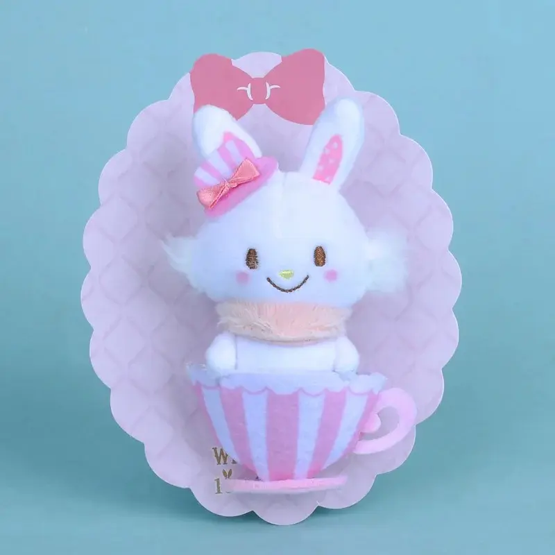 Sanrio Wish Me Mell 10th Anniversary Plush Toys Cute Cartoon Kawaii Plush Doll Badge Brooch Accessories Sweet Girl Holiday Gifts