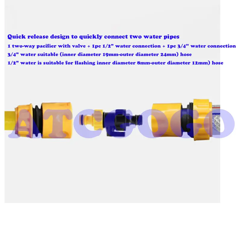 Two-way pacifier docking two-way valve extender
