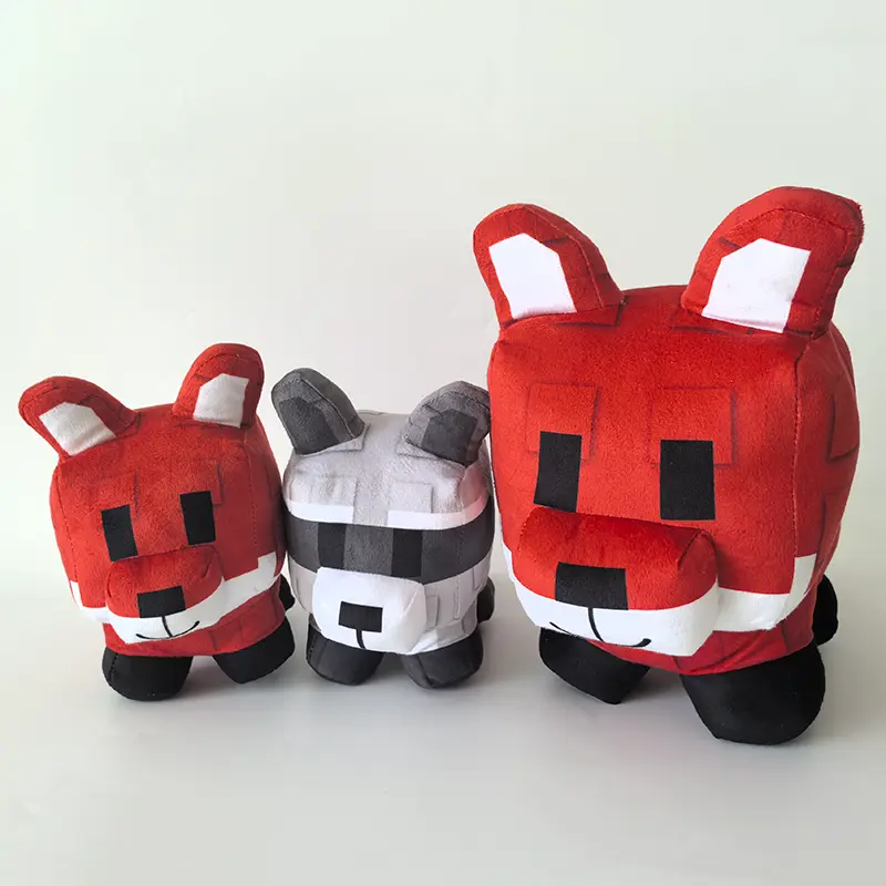 New Animals Fox Plush Toys Grow Garden Kawaii Bear Stuffed Dolls Cartoon Animals Toys Kids Baby Chlidren Birthday Gifts