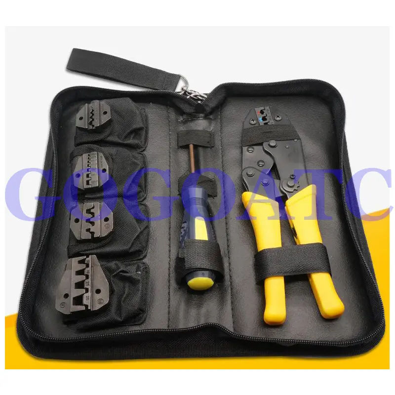 Cold-pressed terminal set combination multi-function crimping pliers, terminal crimping pliers, tubular pre-insulated cold-press
