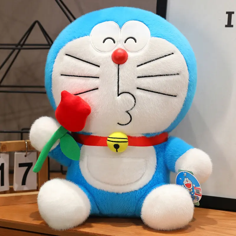 Big Size Anime Doraemon Classic Style Lucky Confession Plush Toy Xmas Gift Doraemon Stuffed Doll Cartoon Animals Plush Toy