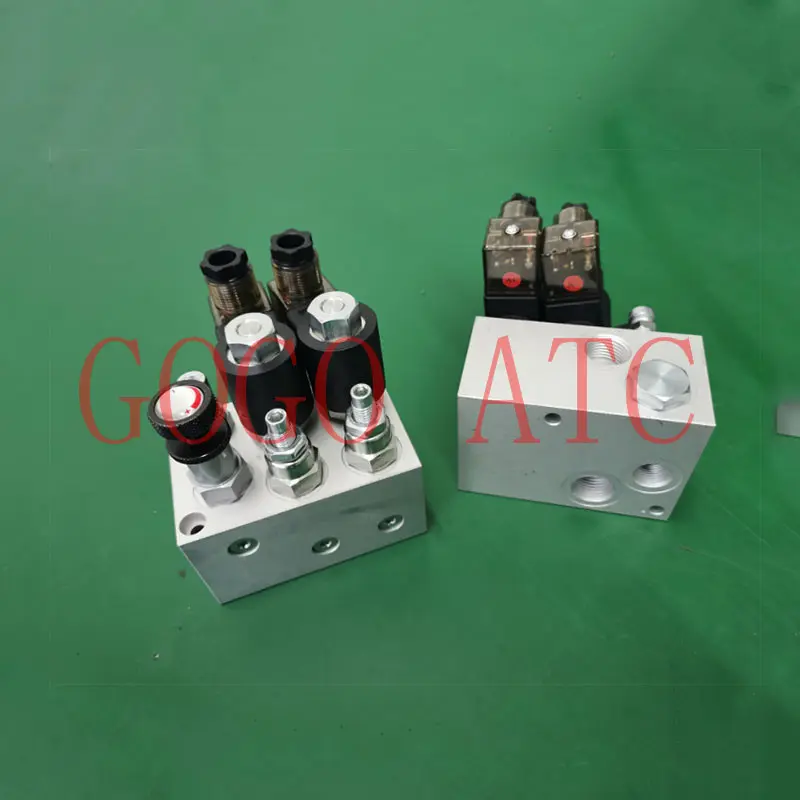Freight elevator elevator two-speed control lifting valve descending fast turning slow speed lifting platform hydraulic station