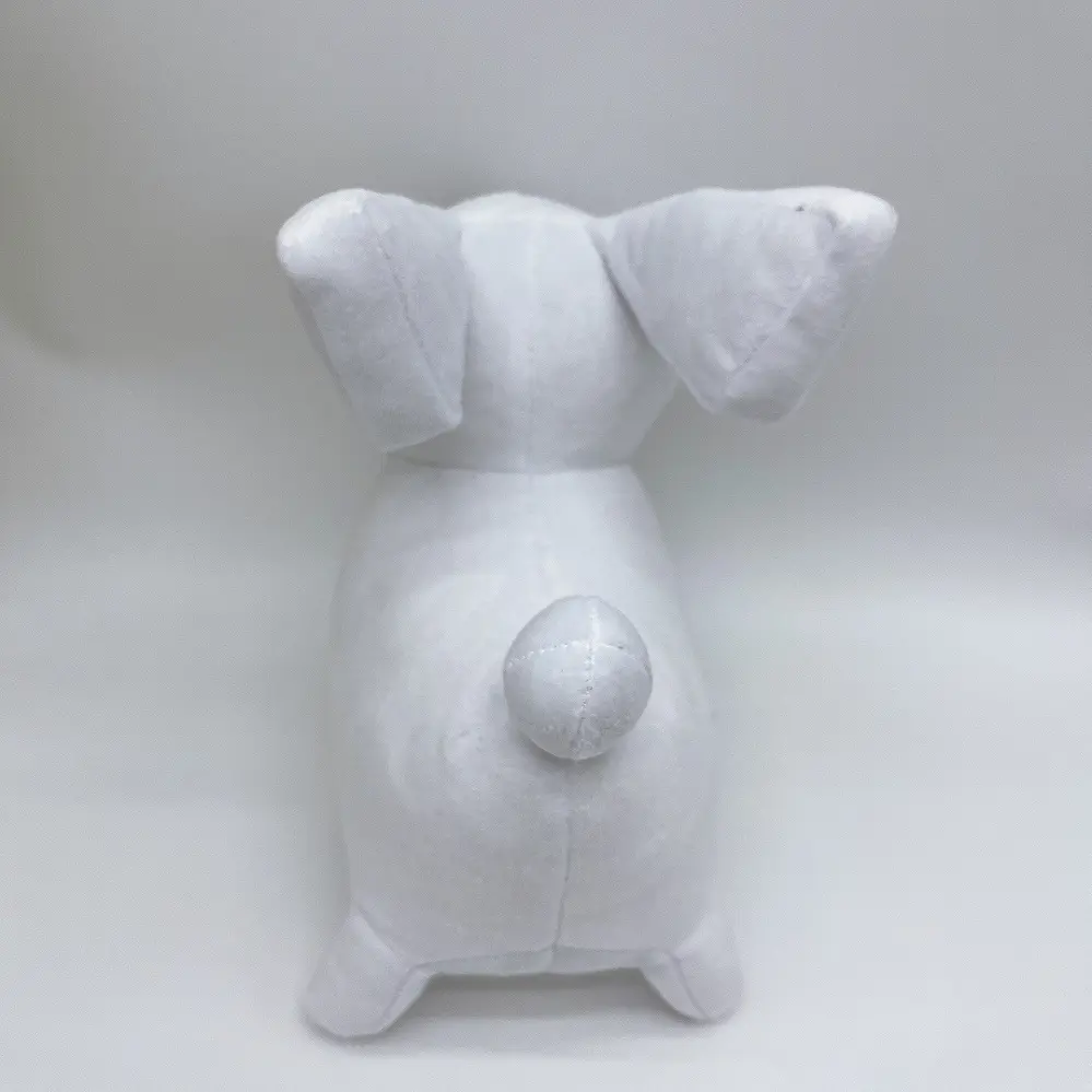 2025 New 25cm Gubby Plush White Rabbit Plush Toy Related to Fun Cartoon Games Healing Companion Plush Animals Children‘s Gifts