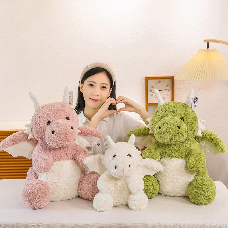 20CM Cute Pterosaur And Flying Dragon Doll Dinosaur Plush Toy Bed Pillow Boy Doll Sleeping Companion Gift