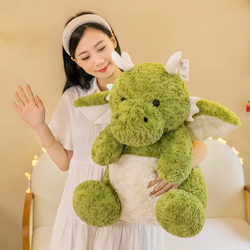 20CM Cute Pterosaur And Flying Dragon Doll Dinosaur Plush Toy Bed Pillow Boy Doll Sleeping Companion Gift