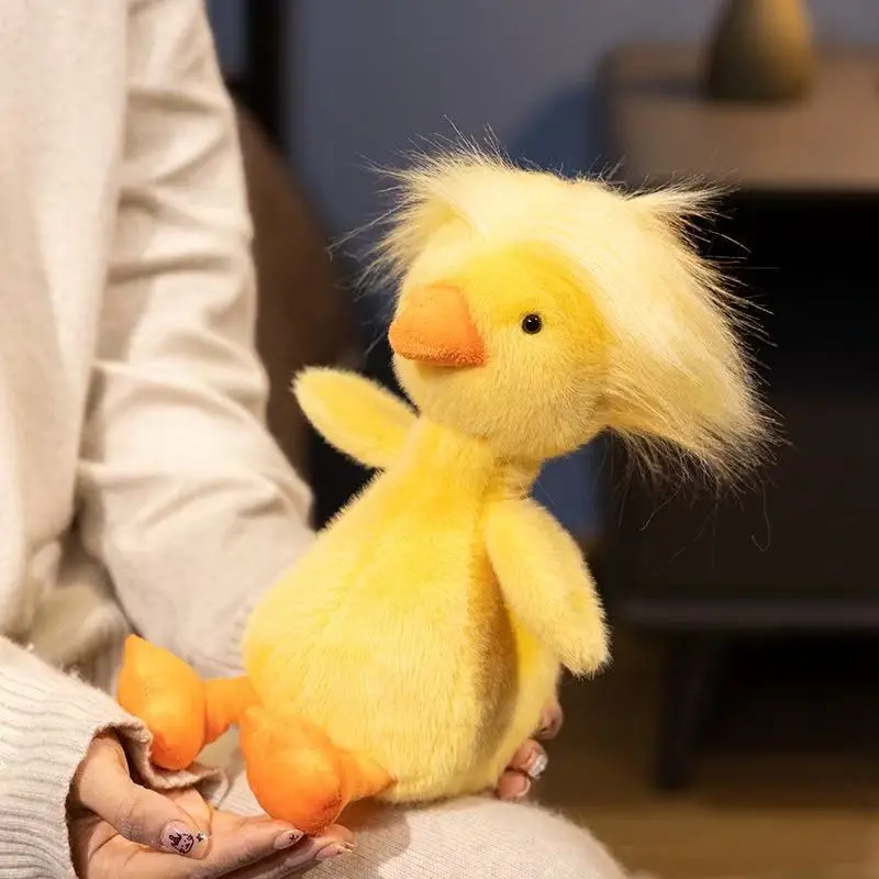 new explosive duck plush toy simulation filled plush toy cartoon anime cute pillow children's birthday gift fun doll