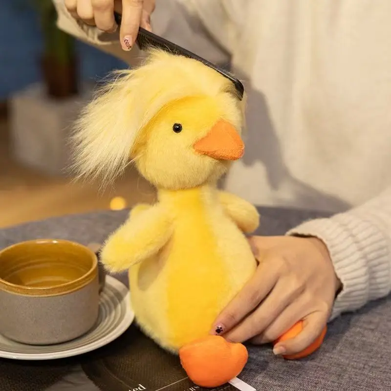 new explosive duck plush toy simulation filled plush toy cartoon anime cute pillow children's birthday gift fun doll