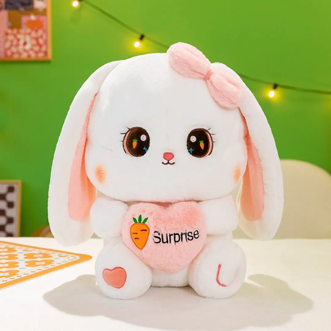 lop ear rabbit long ear rabbit plush toy queen size bed sleeping pillow doll female cute rag doll doll