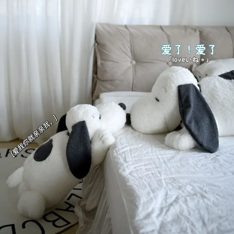 Snoopy Plush Toy Big Size Snoopy Stuffed Doll Children's Toy Snoopy Plushies Pillow Korean Lazy Style Home Decoration Girl Gift