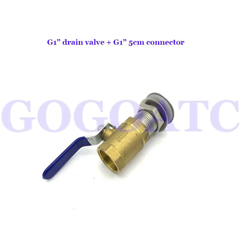 Oil drum oil tank joint interface stainless steel 1/2" water tank, water tower, pool, fast food table, steamer drain valve pipe