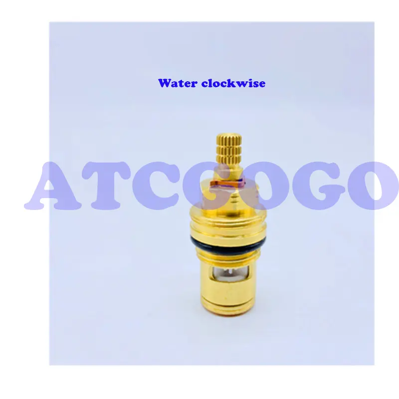 Faucet valve core accessories, copper quick-opening ceramic valve, double tooth valve core positive and negative cold and hot wa