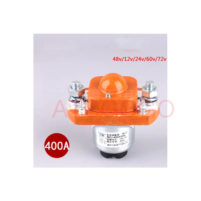 DC contactor MZJ-400A ceramic machine electric tricycle high current low voltage 48V 24V 36V