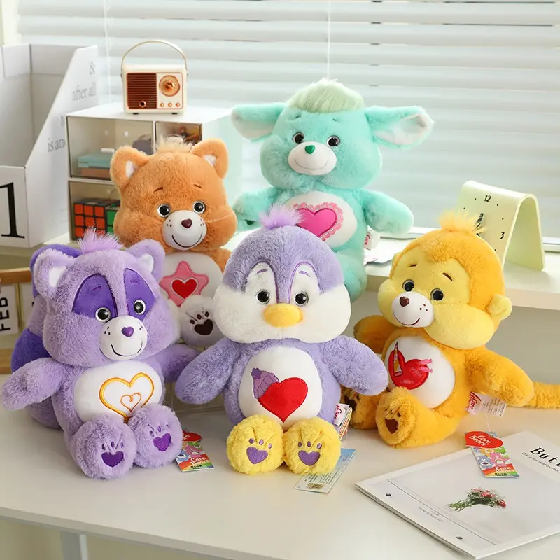 Multiple styles Care Bears Plush Toy Lovely Rainbow Bear Plush Toy CareBear Stuffed Doll Homdecor Teddy Bear Sleeping Plush Gift
