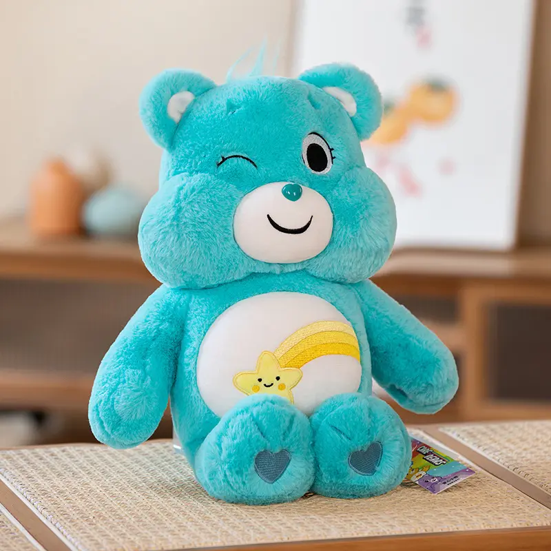 22-45CM  Care Bears Plush Kawaii Rainbow Bear Plush Toys Lovely Anime Teddy Bear Stuffed Doll Toy Room Decor Birthday Gift