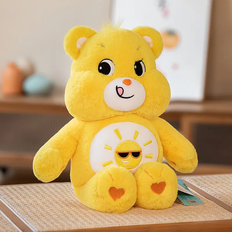 22-45CM  Care Bears Plush Kawaii Rainbow Bear Plush Toys Lovely Anime Teddy Bear Stuffed Doll Toy Room Decor Birthday Gift