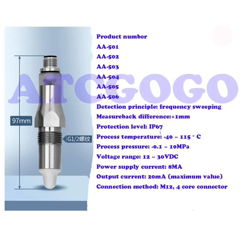 Liquid level sensor control instrument material water level switching material sensor