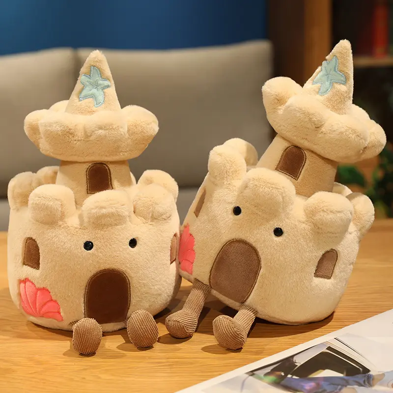 25cm Cat Castle Plush Doll Cute Cake Stuffed Plush Toys Fun Home Bedroom Doll Decoration Kids Birthday Valentine'S Gift