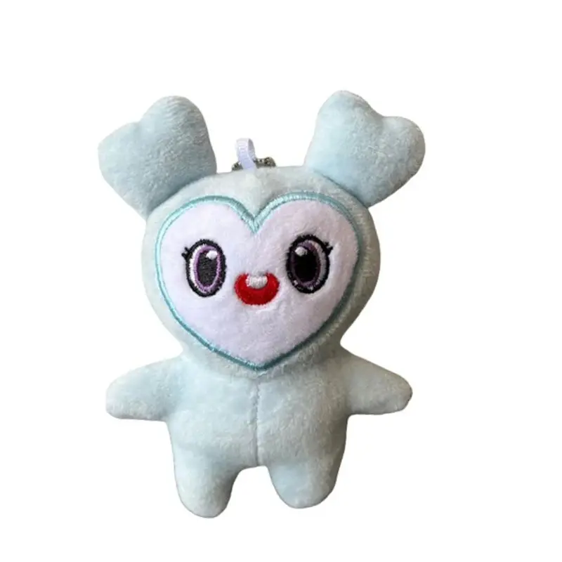 9PCS/lot Lovelys Plush Korean Super Star Plush Toy Cartoon Animal TWICE Momo Doll Keychain Pendant for Fans Girls Birthday Gifts
