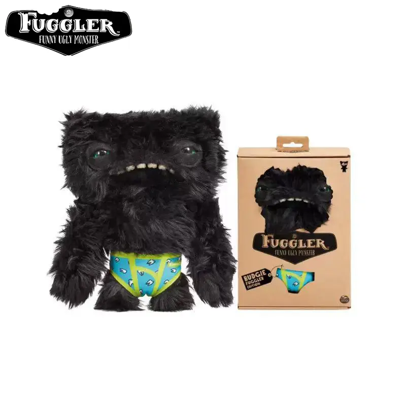 Original Fuggler WideEyed Tooths Monster Plush Dolls Soft Stuffed Pants Gap Toothed McGoo‌ ‌Monstrosity Peluche Birthday Toys