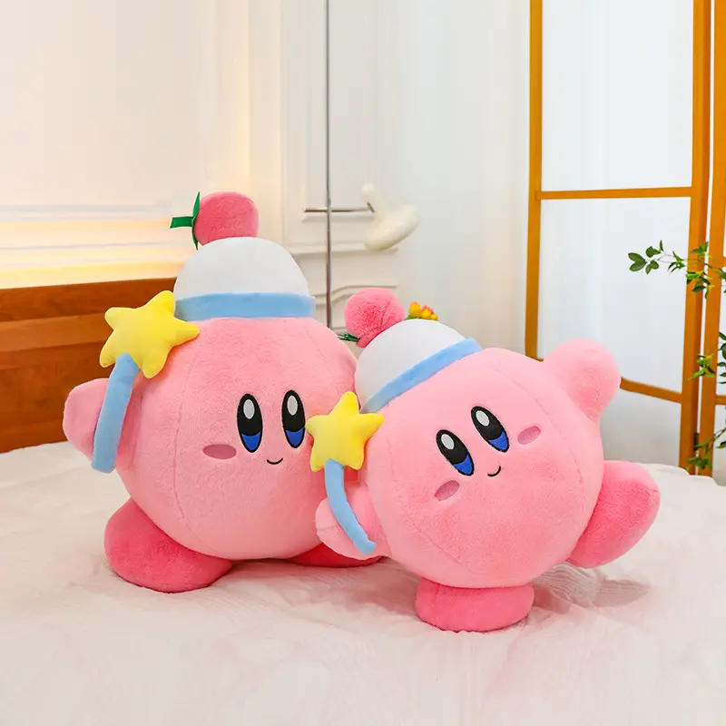 50cm Big Sizemagic wand Kirby plush toy new animation surrounding children's companion plush stuffed doll kawaii birthday gift