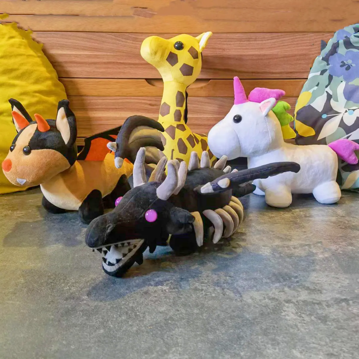 Bat Dragon Shadow Dragon Evil Unicorn Giraffe Frost Dragon Plush Toys Pets Stuffed Doll Aminal Plushie Toy