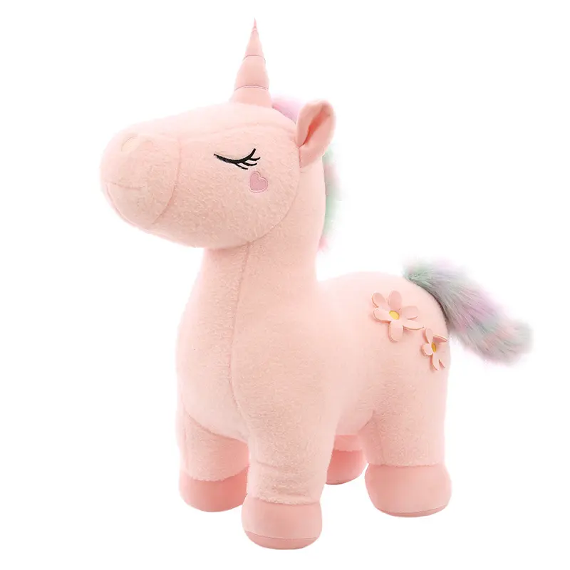 30-40cm Kawaii Unicorn Stuffed Plush Toy Soft Animal Horse Dolls For Children Girl Pillow Birthday Gifts