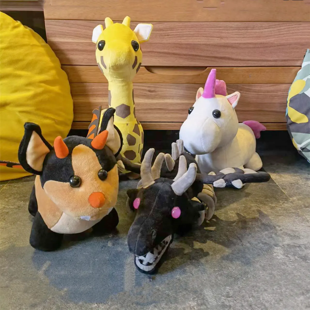 Bat Dragon Shadow Dragon Evil Unicorn Giraffe Frost Dragon Plush Toys Pets Stuffed Doll Aminal Plushie Toy