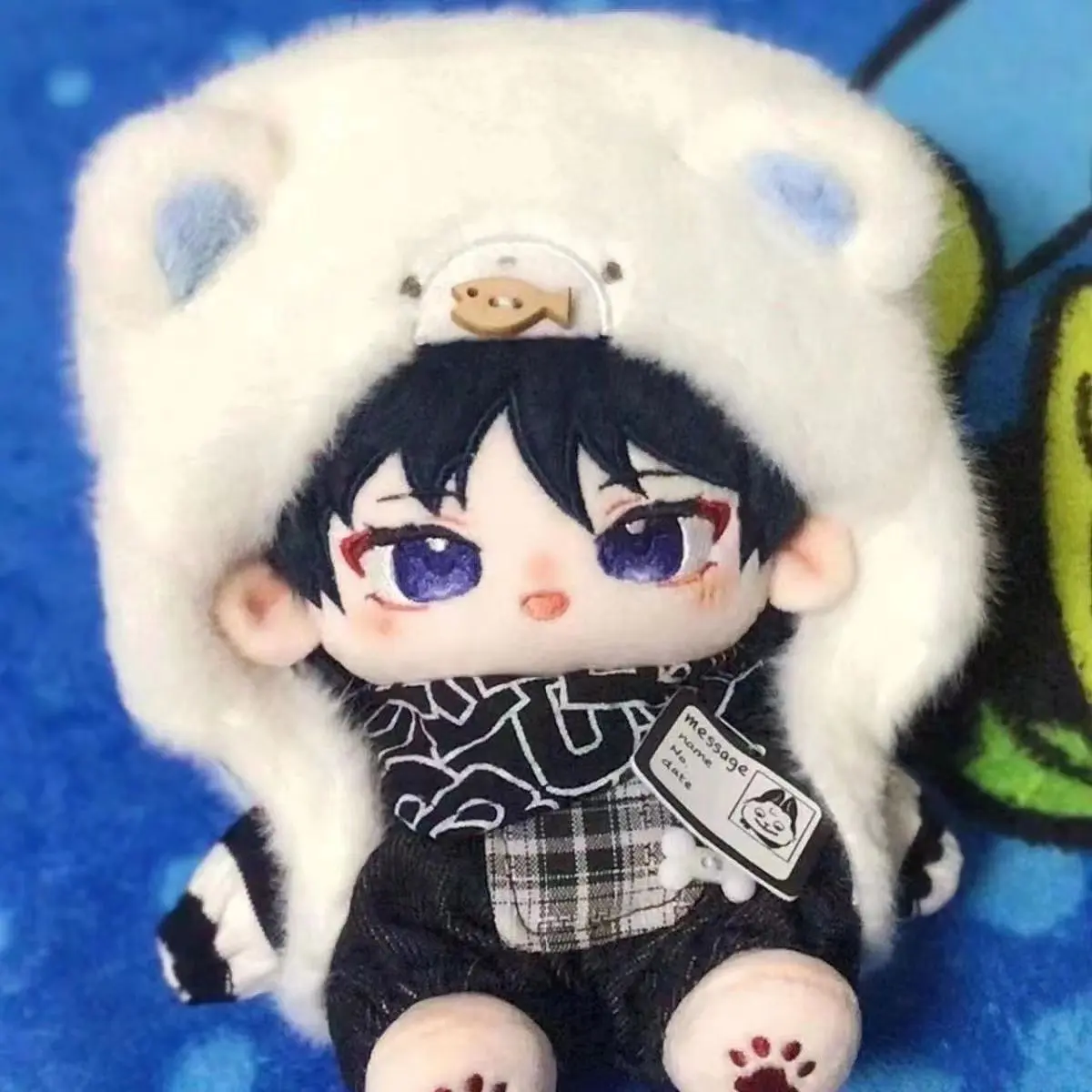 Genuine Genshin Impact Plush Toys 20cm Scaramouche Wanderer Plushie Dolls Figure Decor Soft Stuffed Dress Up Children Toys Gifts