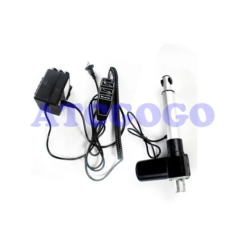 Linear electric push rod motor hydraulic rod DC controller high thrust push-pull lifter window opener telescopic rod