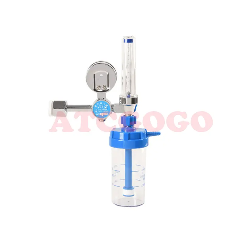 Oxygen inhaler household oxygen bottle flow meter oxygen suction buoy pressure gauge pressure relief valve with humidification b