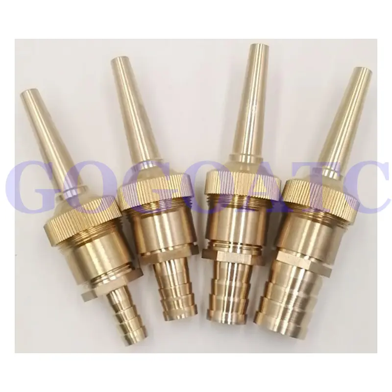 Car wash flushing high pressure copper gun head direct spray nozzle