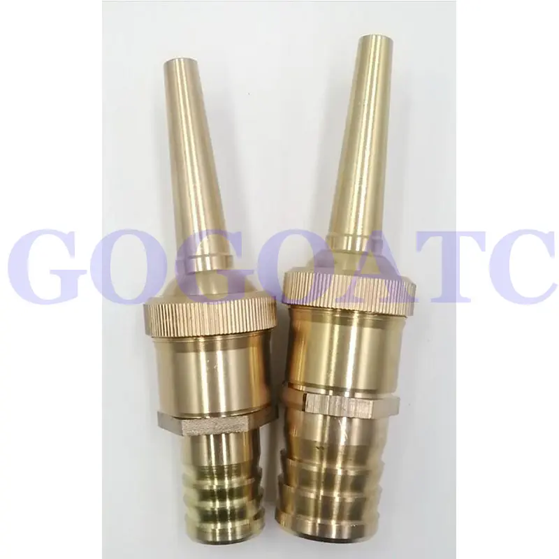 Car wash flushing high pressure copper gun head direct spray nozzle