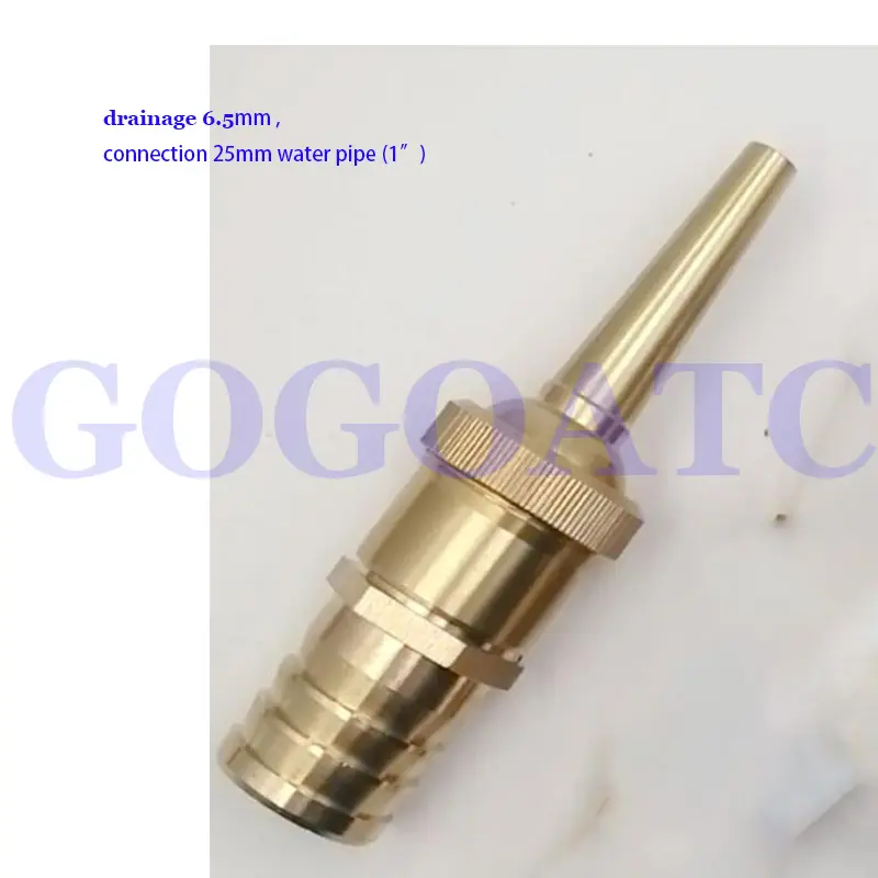 Car wash flushing high pressure copper gun head direct spray nozzle