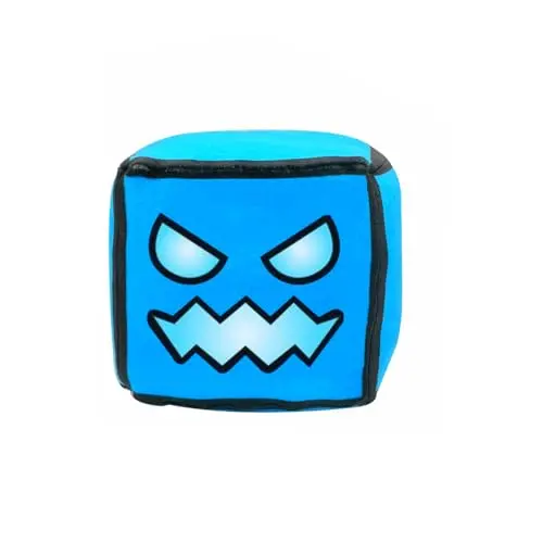 Geometry Dash Cube Plush Toys Stuffed Plushie Doll Small Pillow Square Pendant Game Cute Kids Fans Collection Birthday Gift 12CM