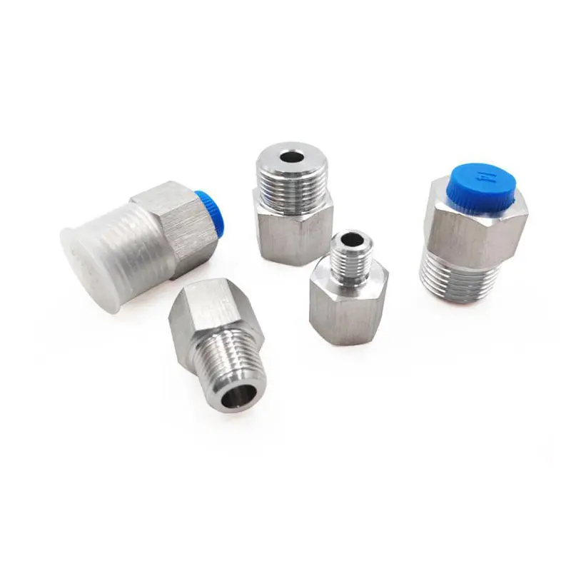 304 Outer and Outer Wire Joint Outer Wire Direct Instrument Pressure Gauge Conversion Diameter Variable M20*1.5 Variable 3/8 1/2