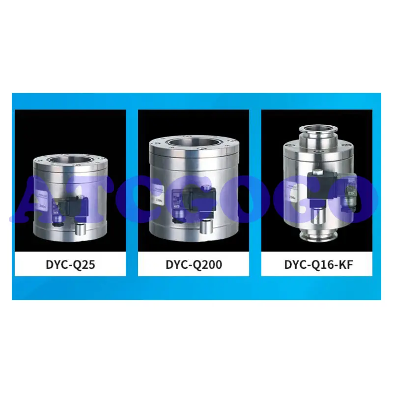 Electromagnetic vacuum belt inflatable differential pressure valve DYC-Q25-KF quick release flange vacuum valve